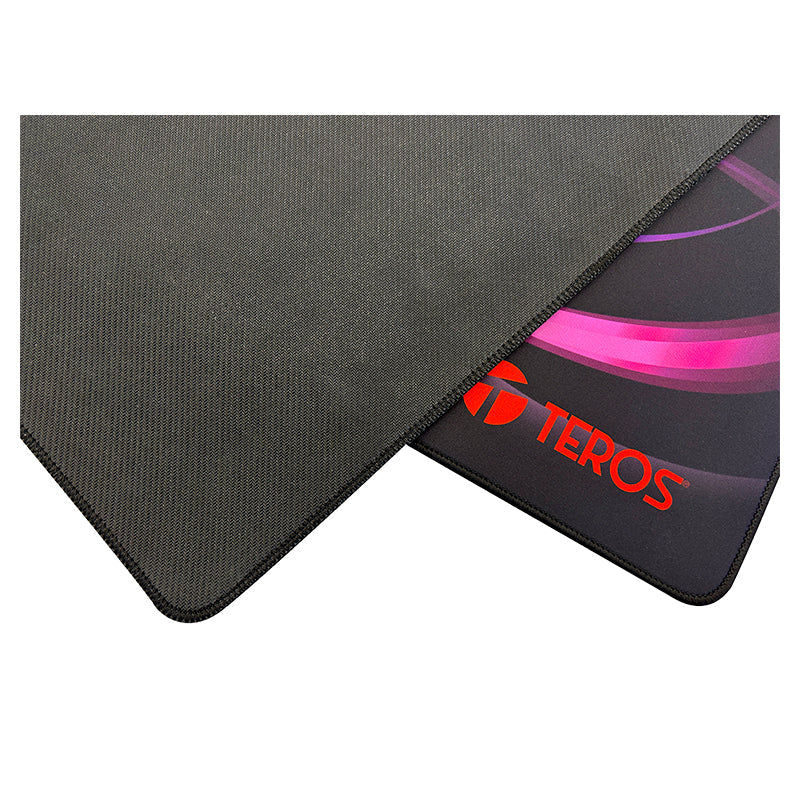 ALFOMBRILLA GAMER TEROS TE-3012G: DISEÑO ERGONÓMICO, SUPERFICIE ANTIDESLIZANTE, COLOR NEGRO