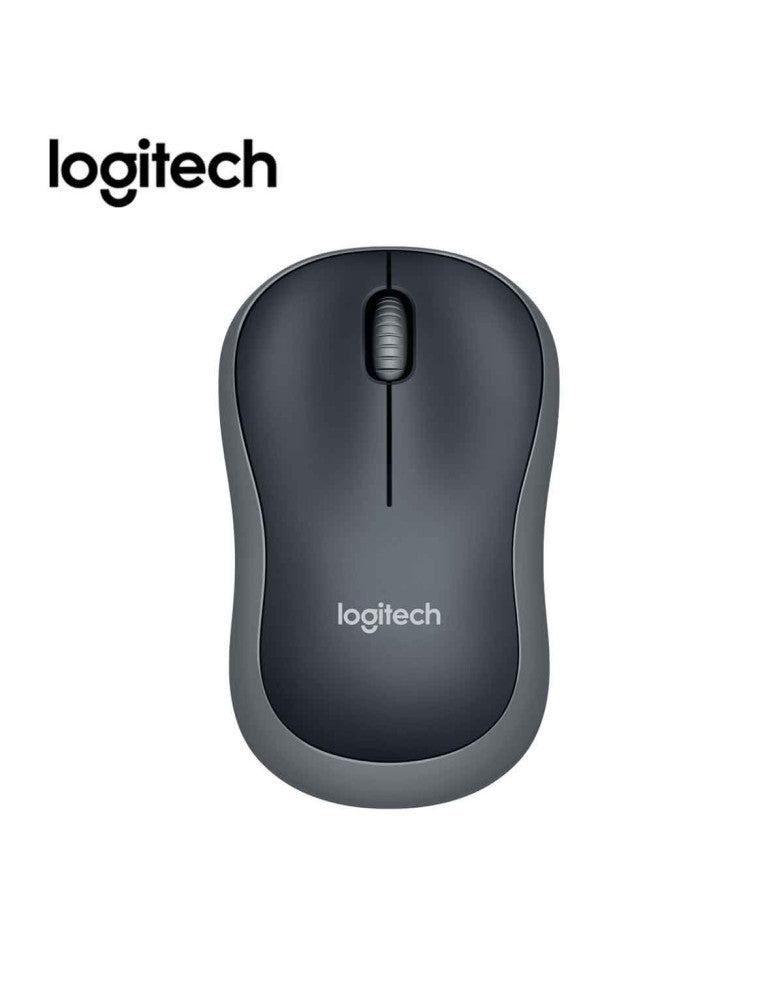 MOUSE INALAMBRICO LOGITECH M185, HASTA 1000 DPI, CON RECEPTOR USB, DISEÑO ERGONOMICO, 3 BOTONES, NEGRO (910-002225)