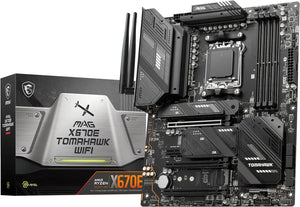 PLACA BASE PARA JUEGOS MSI MAG X670E TOMAHAWK WIFI - AMD AM5, DDR5, PCIE 5.0, SATA 6GB/S, M.2, USB 3.2 GEN 2, WI-FI 6E, LAN 2.5GBPS, HDMI/DP, ATX