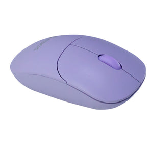 MOUSE ÓPTICO INALÁMBRICO TEROS TE-1219S, 1000 DPI, RECEPTOR USB, 3 BOTONES, COLOR MORADO