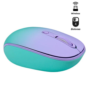 MOUSE TEROS ÓPTICO INALÁMBRICO  TE-1224S, 1000 DISPLAYPORTI, RECEPTOR USB, 3 BOTONES