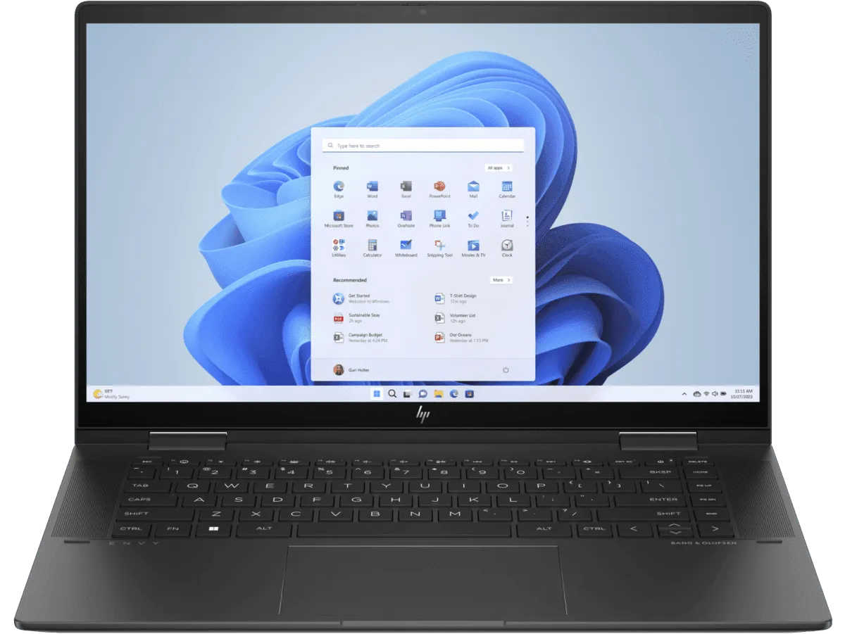 NOTEBOOK HP ENVY X360 2-IN-1 15-FH0004LA CON AMD RYZEN 7 7730U HASTA 4.5GHZ Y 16GB LPDDR4X-4266