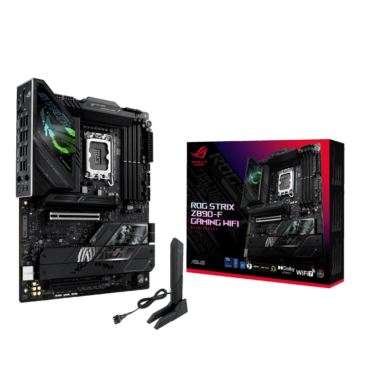 PLACA BASE ASUS ROG STRIX Z890-F GAMING WIFI 7, DDR5, LGA 1851AL, ALTO RENDIMIENTO PARA GAMERS AVANZADOS