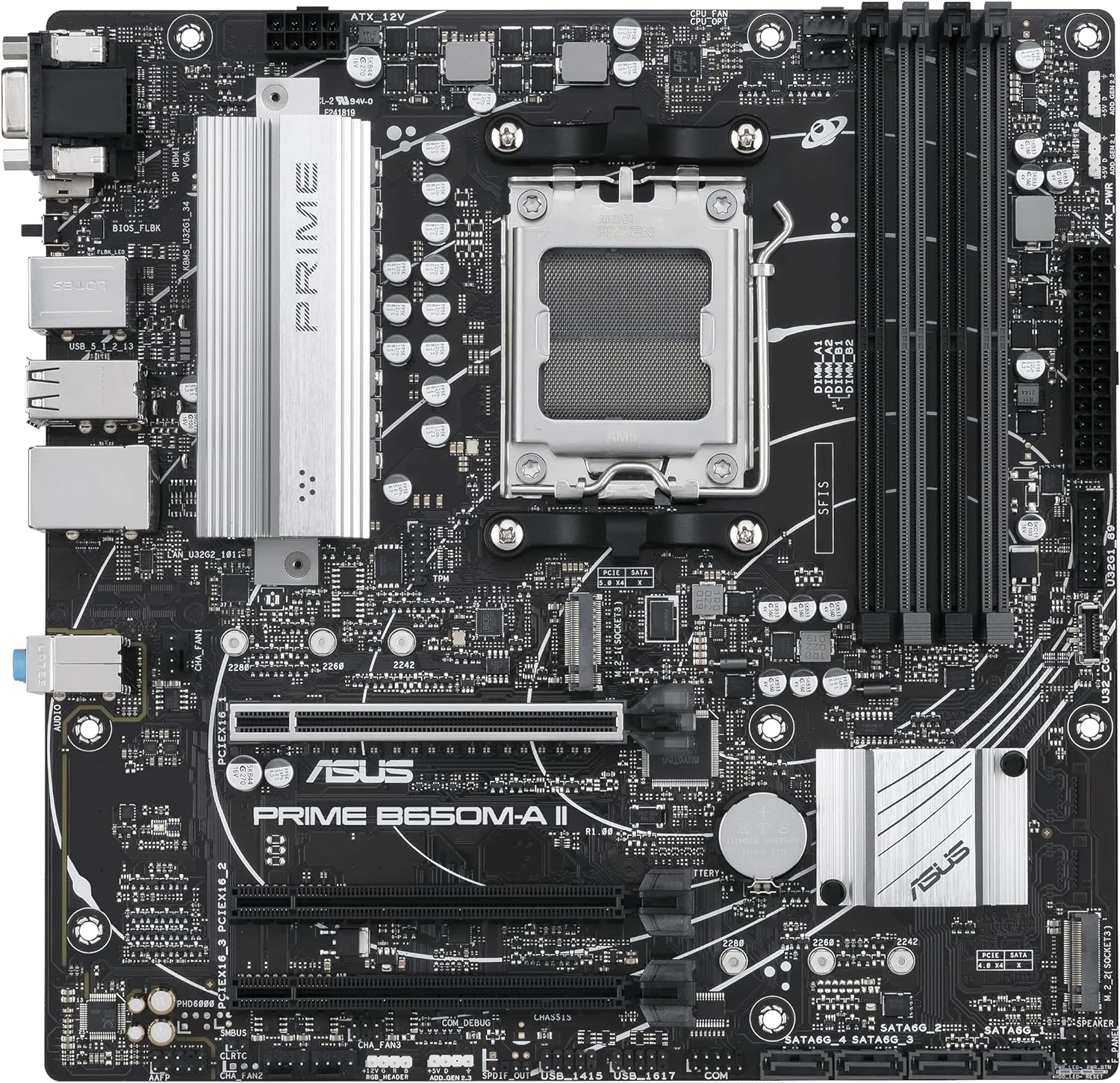 PLACA BASE ASUS PRIME B650M-A II AMD AM5 CON TECNOLOGÍA DE VANGUARDIA