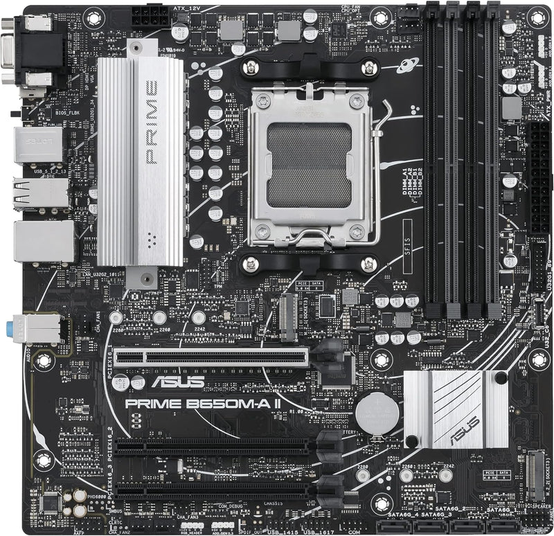PLACA BASE ASUS PRIME B650M-A II AMD AM5 CON TECNOLOGÍA DE VANGUARDIA