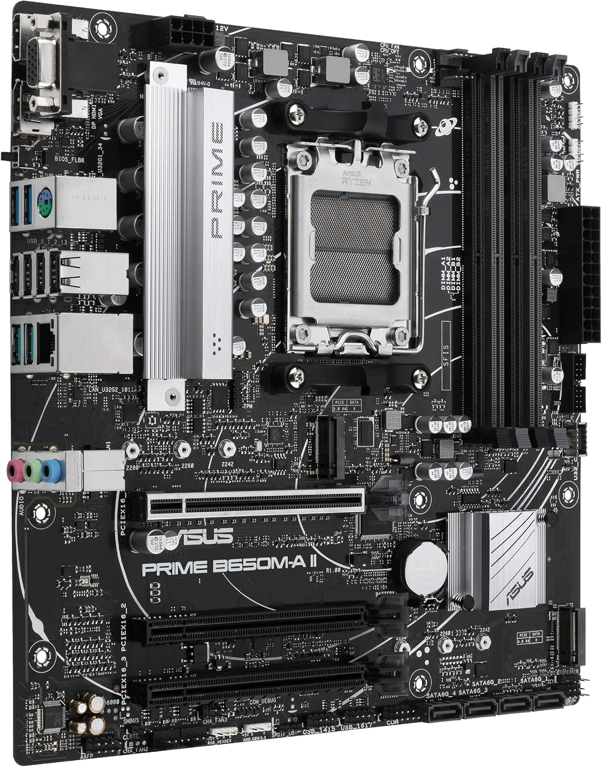PLACA BASE ASUS PRIME B650M-A II AMD AM5 CON TECNOLOGÍA DE VANGUARDIA