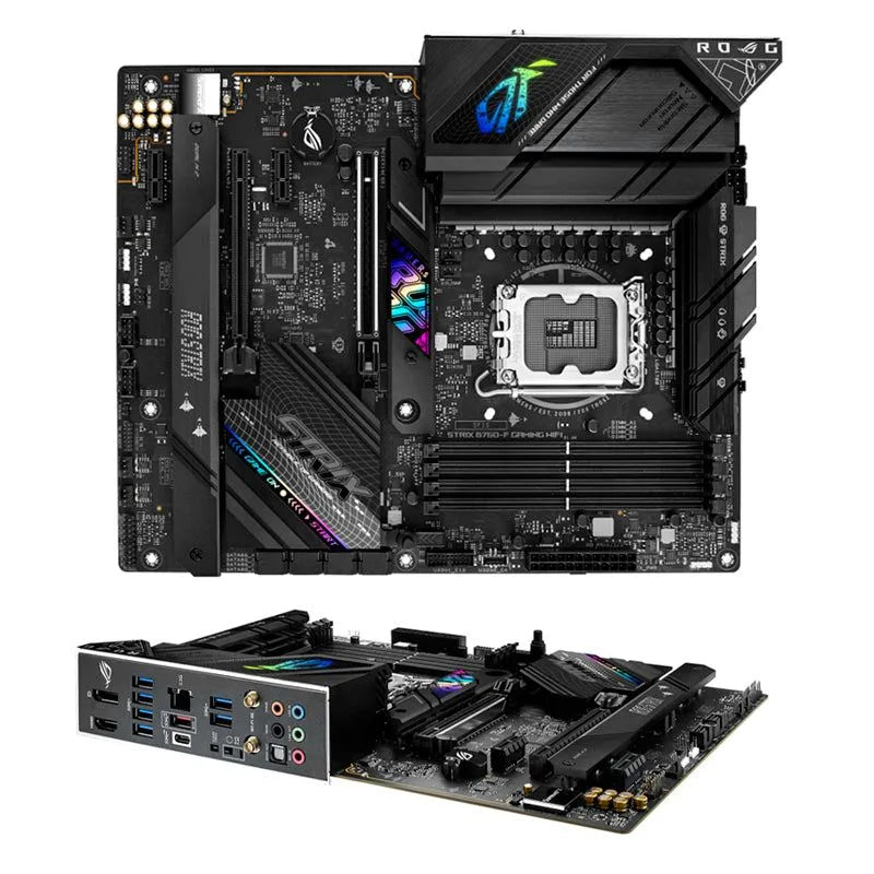PLACA BASE ASUS ROG STRIX B760-F GAMING WIFI ATX - CHIPSET INTEL B760, SOPORTE HASTA 192GB DDR5, HDMI, SOCKET 1700