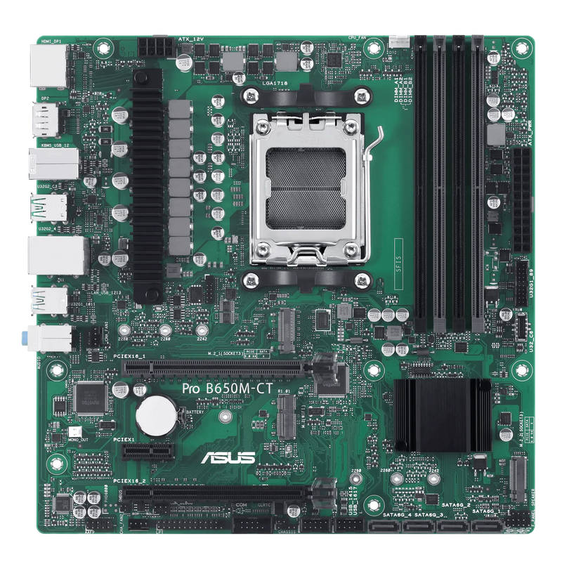 PLACA BASE ASUS PRO B650M-CT-CSM: CHIPSET AMD B650, SOCKET AMD AM5, FORMATO M-ATX