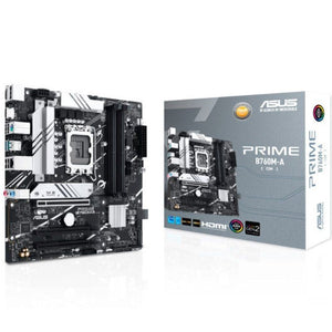 Placa Base de computador de escritorio Asus Prime B760M-A-CSM - Intel B760 Conjunto de Circuitos Integrados - Socket LGA-1700 - Micro ATX