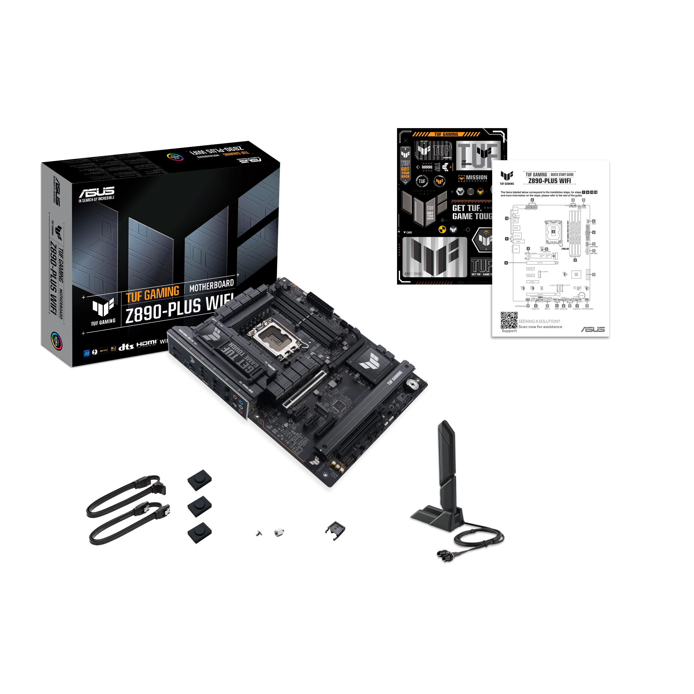PLACA BASE ASUS TUF GAMING Z890 PLUS WI-FI 7 DDR5 LGA 1851 - ALTO RENDIMIENTO, CONECTIVIDAD AVANZADA Y DURABILIDAD EXCEPCIONAL