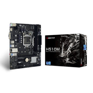 PLACA BASE MICRO-ATX BIOSTAR H510MHP 2.0: CHIPSET INTEL H510, SOPORTE HASTA 64GB DDR4, HDMI, COMPATIBLE CON PROCESADORES INTEL SOCKET 1200