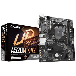 PLACA BASE GIGABYTE A520M K V2 - COMPATIBLE CON AMD RYZEN AM4, SOPORTE DDR4 HASTA 64GB, FORMATO MICRO ATX
