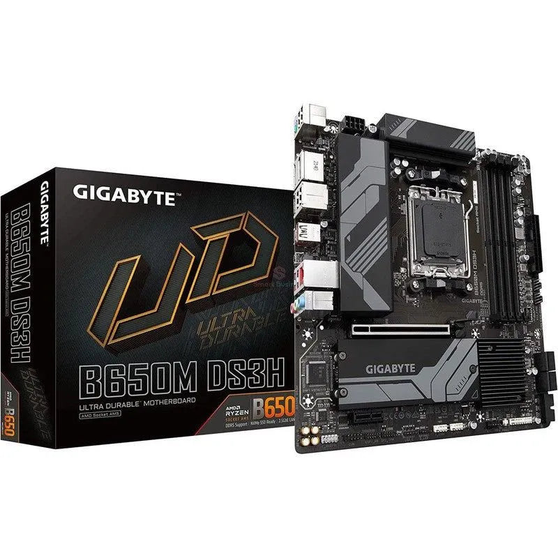 PLACA BASE MICRO ATX GIGABYTE B650M DS3H CON CHIPSET AMD B650 Y SOCKET AM5