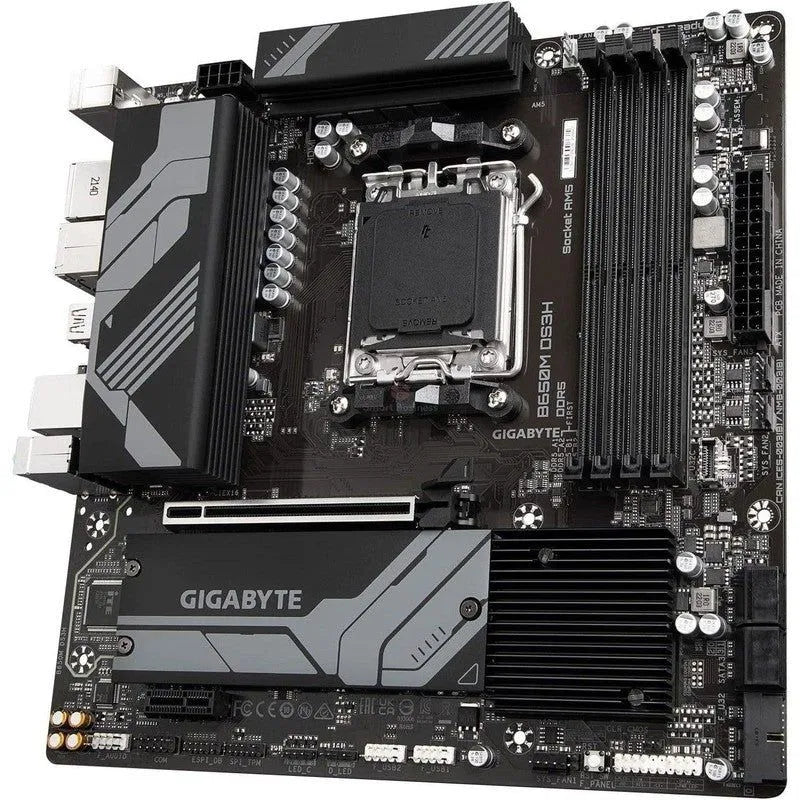 PLACA BASE MICRO ATX GIGABYTE B650M DS3H CON CHIPSET AMD B650 Y SOCKET AM5