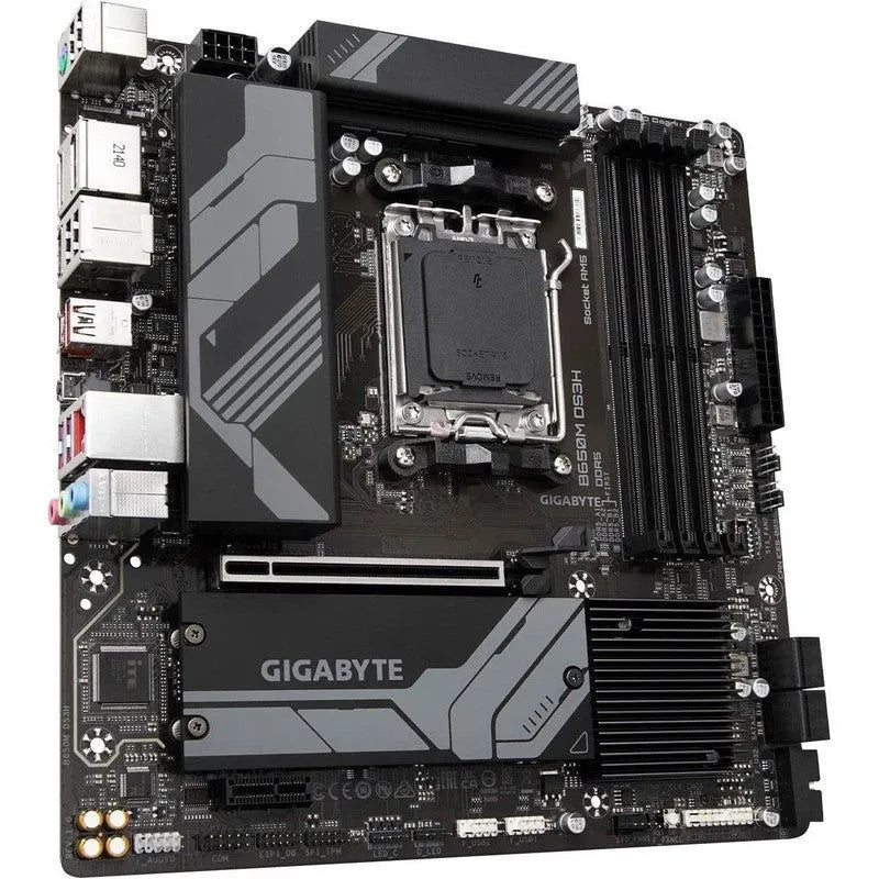 PLACA BASE MICRO ATX GIGABYTE B650M DS3H CON CHIPSET AMD B650 Y SOCKET AM5