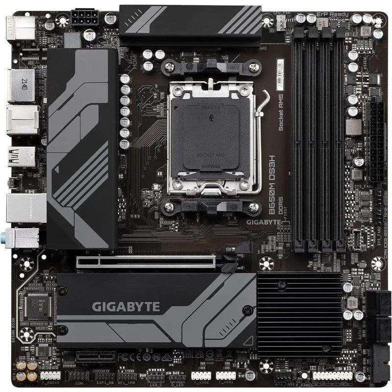 PLACA BASE MICRO ATX GIGABYTE B650M DS3H CON CHIPSET AMD B650 Y SOCKET AM5