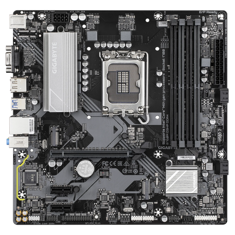 PLACA BASE GIGABYTE MICRO ATX B760M D3HP CON CHIPSET INTEL B760 Y SOCKET LGA1700