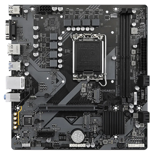 PLACA BASE GIGABYTE B760M E G10 - COMPATIBLE CON PROCESADORES INTEL LGA 1700, SOPORTE PARA MEMORIA DDR5, 2 SLOTS DE RAM
