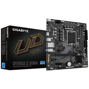 PLACA BASE GIGABYTE B760M K DDR4 (REV. 1.0) - CHIPSET INTEL B760, SOCKET LGA1700, FORMATO MICRO-ATX