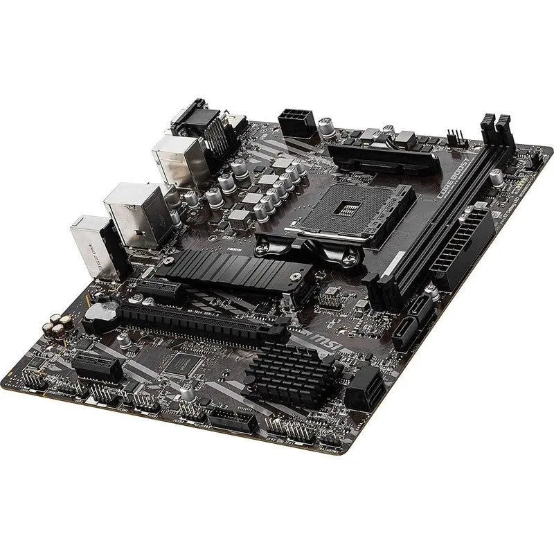 PLACA BASE MSI A520M-A PRO AM4: DDR4 HASTA 64GB, VELOCIDAD DE BUS DE 4600 MHZ