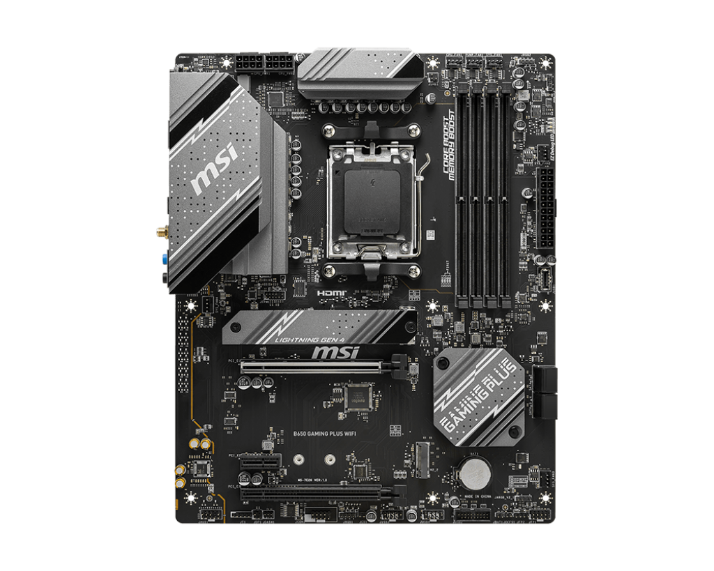 PLACA BASE MSI GAMING: AMD AM5 B650 GAMING PLUS WIFI V2 CON CHIPSET AVANZADO Y CONECTIVIDAD INALÁMBRICA