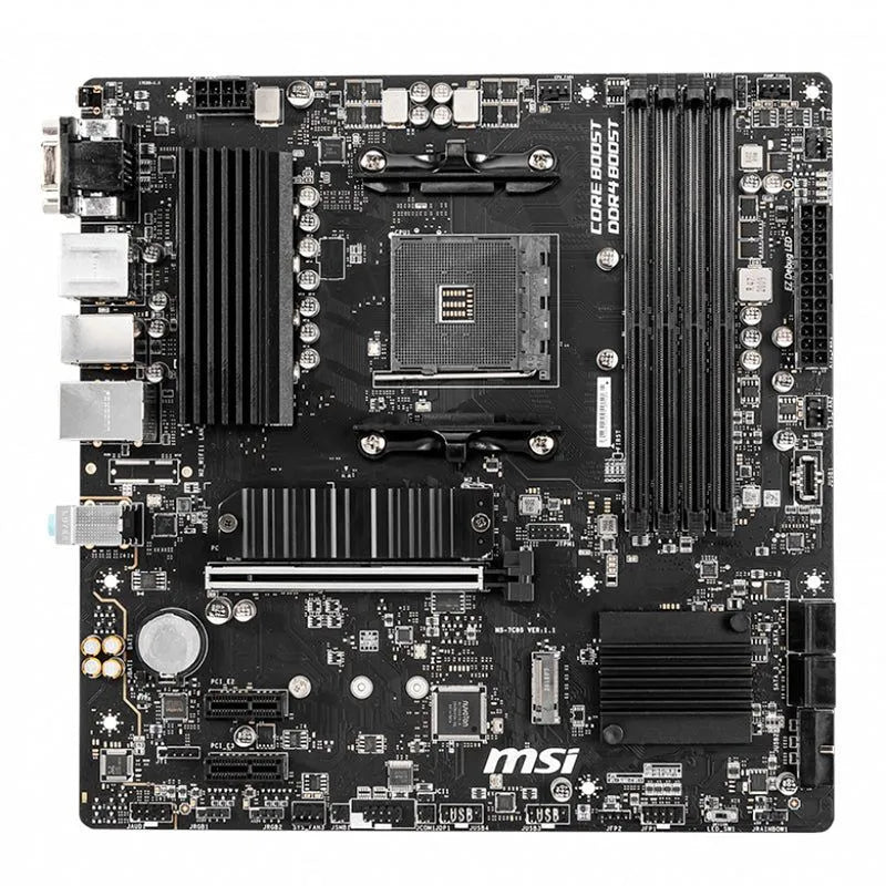 PLACA BASE MICRO-ATX MSI B550M PRO-VDH CON CHIPSET AMD B550, SOCKET AM4 Y SALIDAS VGA/HDMI/DP