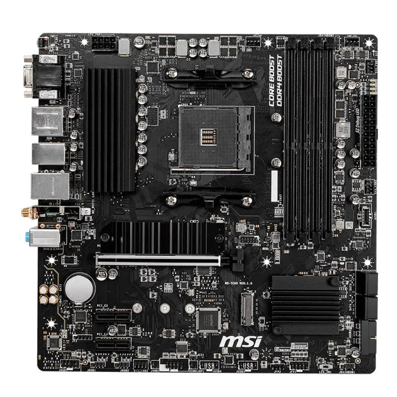 PLACA BASE MSI B550M PRO-VDH WIFI CON CHIPSET AMD B550, SOCKET AM4, CONECTIVIDAD VGA, HDMI, DP Y USB 3.2 GEN1