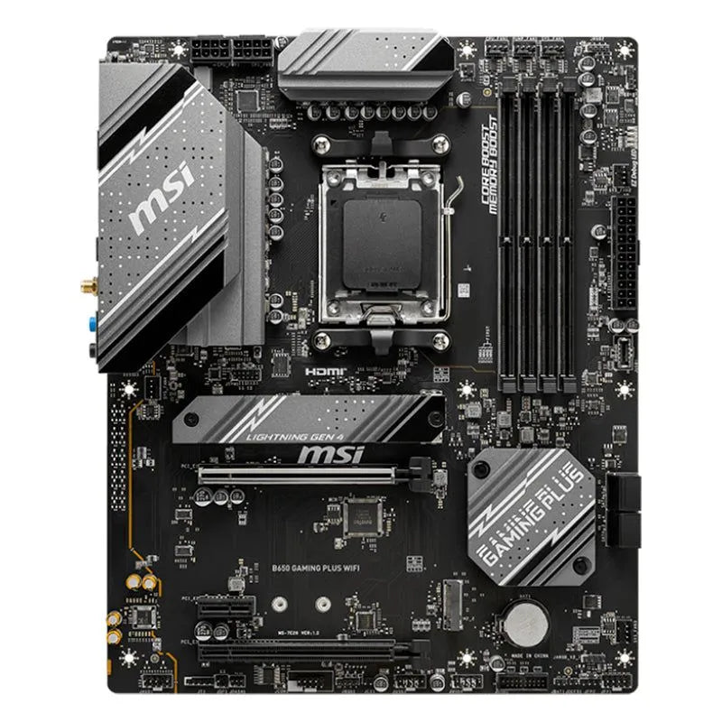 PLACA BASE MSI B650 GAMING PLUS WIFI - CHIPSET AMD B650, SOCKET AM5, FORMATO ATX