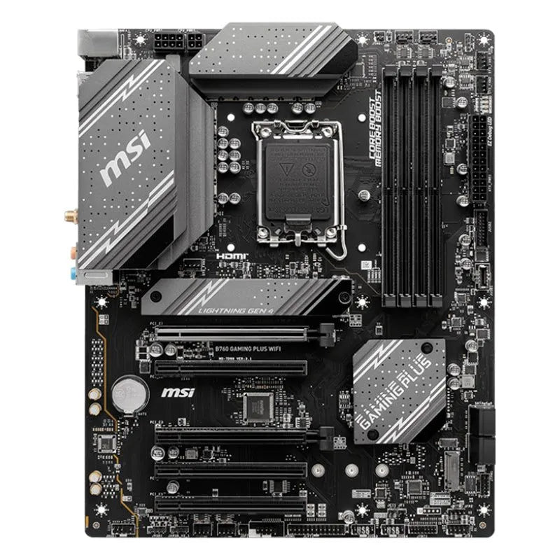 PLACA BASE MSI B760 GAMING PLUS WIFI CON SOPORTE DDR5 Y SOCKET LGA 1700