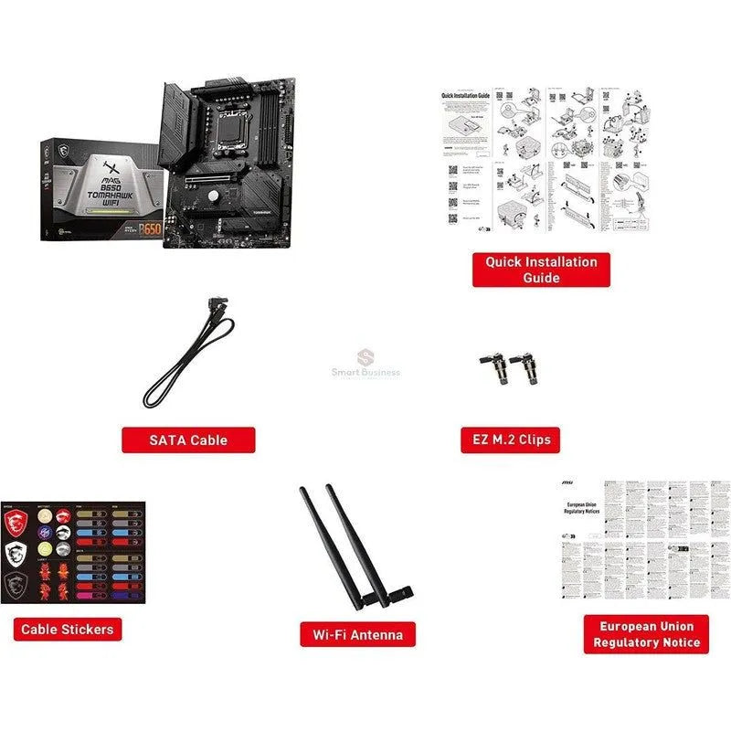PLACA BASE ATX MSI MAG B650 TOMAHAWK WIFI - CHIPSET AMD B650, SOCKET AM5, CONECTIVIDAD WIFI INTEGRADA