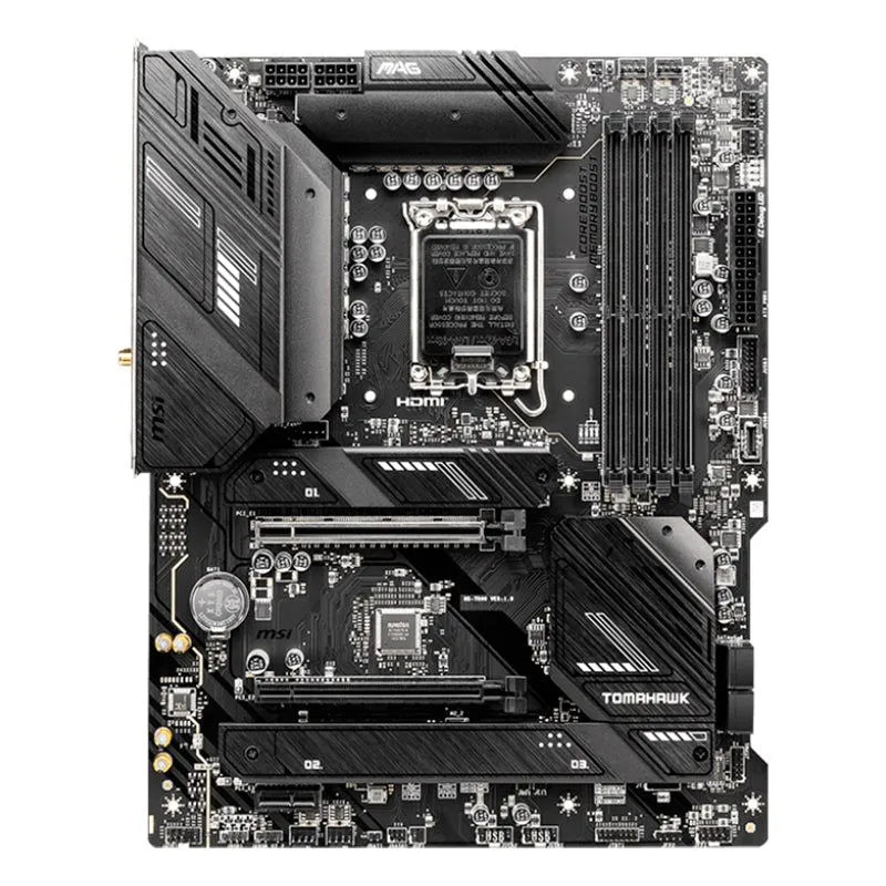 PLACA BASE MSI MAG B760 TOMAHAWK WIFI DDR4: CHIPSET INTEL B760, SOCKET LGA1700, FORMATO ATX