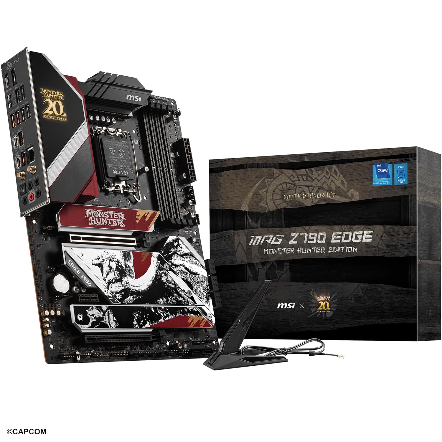 PLACA BASE ATX MSI MPG Z790 EDGE MONSTER HUNTER, CHIPSET INTEL Z790, SOCKET LGA1700