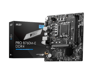 PLACA BASE MICRO-ATX MSI PRO B760M-E CON CHIPSET INTEL B760, COMPATIBLE LGA1700, HDMI Y VGA