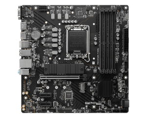 PLACA BASE MSI PRO B760M-P: COMPATIBLE CON PROCESADORES INTEL, DDR4, FORMATO MICRO-ATX, CONECTIVIDAD HDMI/DP/VGA