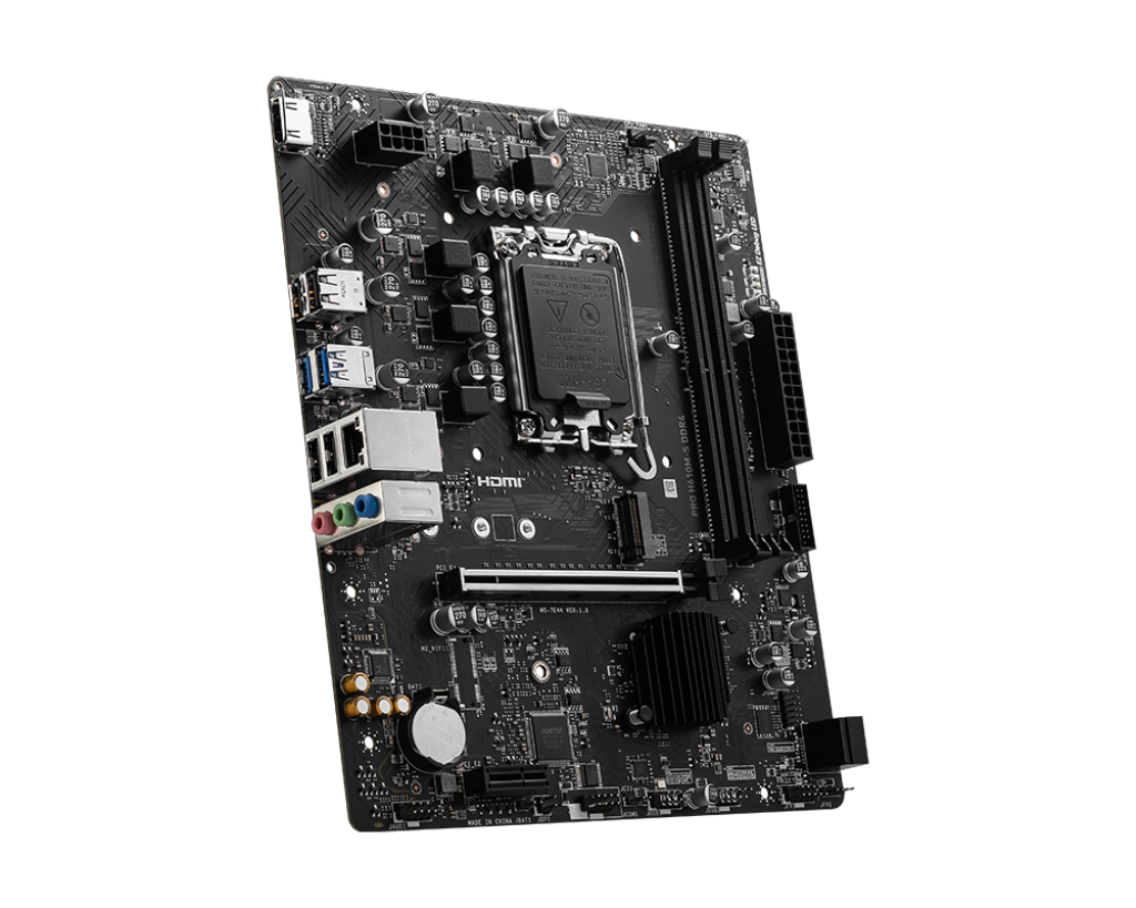 TARJETA MADRE MSI PRO H610M-S DDR4 - CHIPSET INTEL H610, SOCKET LGA1700, FORMATO MICRO-ATX