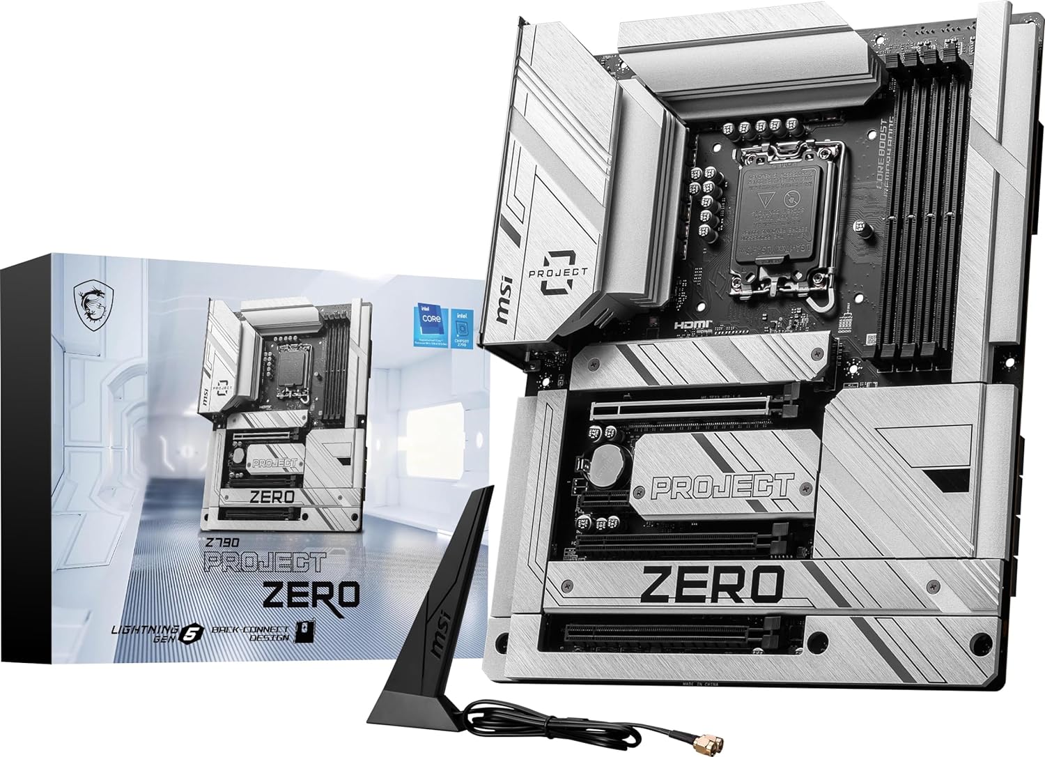 PLACA BASE MSI Z790 PROJECT ZERO INTEL Z790 LGA1700 HDMI DP ATX – RENDIMIENTO Y VERSATILIDAD DE PRIMER NIVEL