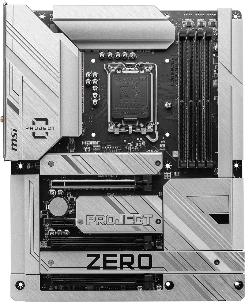 PLACA BASE MSI Z790 PROJECT ZERO INTEL Z790 LGA1700 HDMI DP ATX – RENDIMIENTO Y VERSATILIDAD DE PRIMER NIVEL