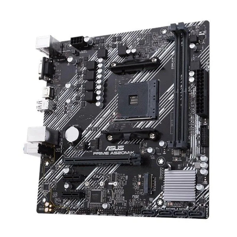 PLACA MADRE ASUS PRIME A520M-K SOCKET AM4 | SOPORTE RAM DDR4 BUS 4866 OC MHZ