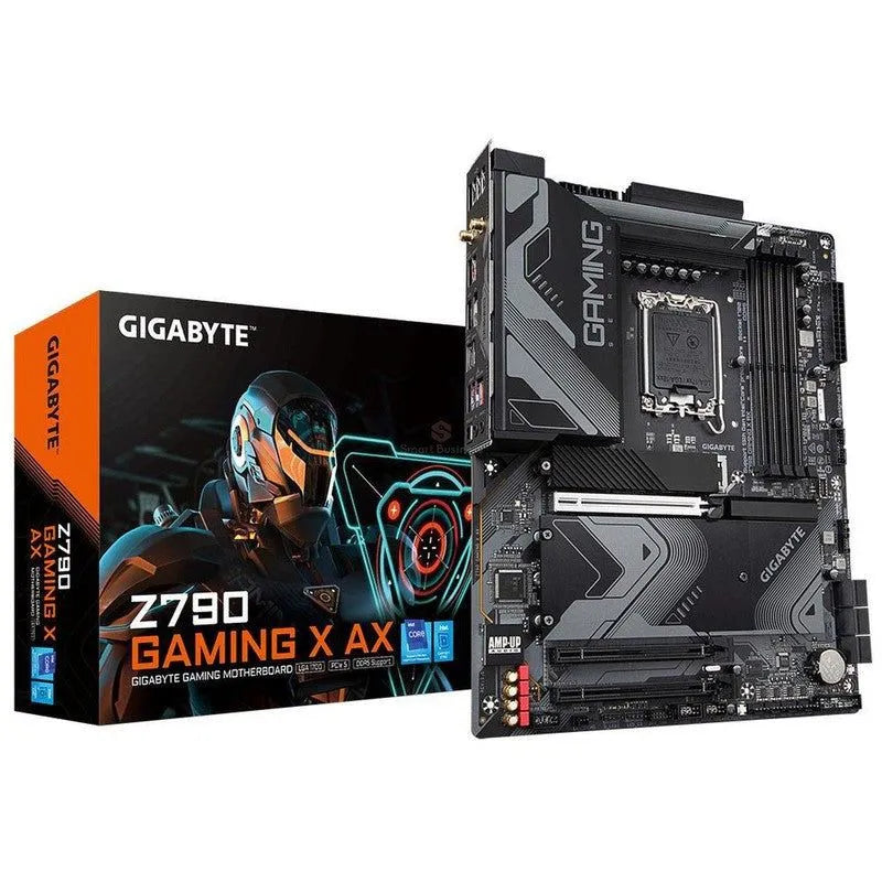 PLACA MADRE GIGABYTE Z790 GAMING X AX - COMPATIBLE CON PROCESADORES INTEL LGA 1700, SOPORTE PARA MEMORIA DDR5 HASTA 128GB
