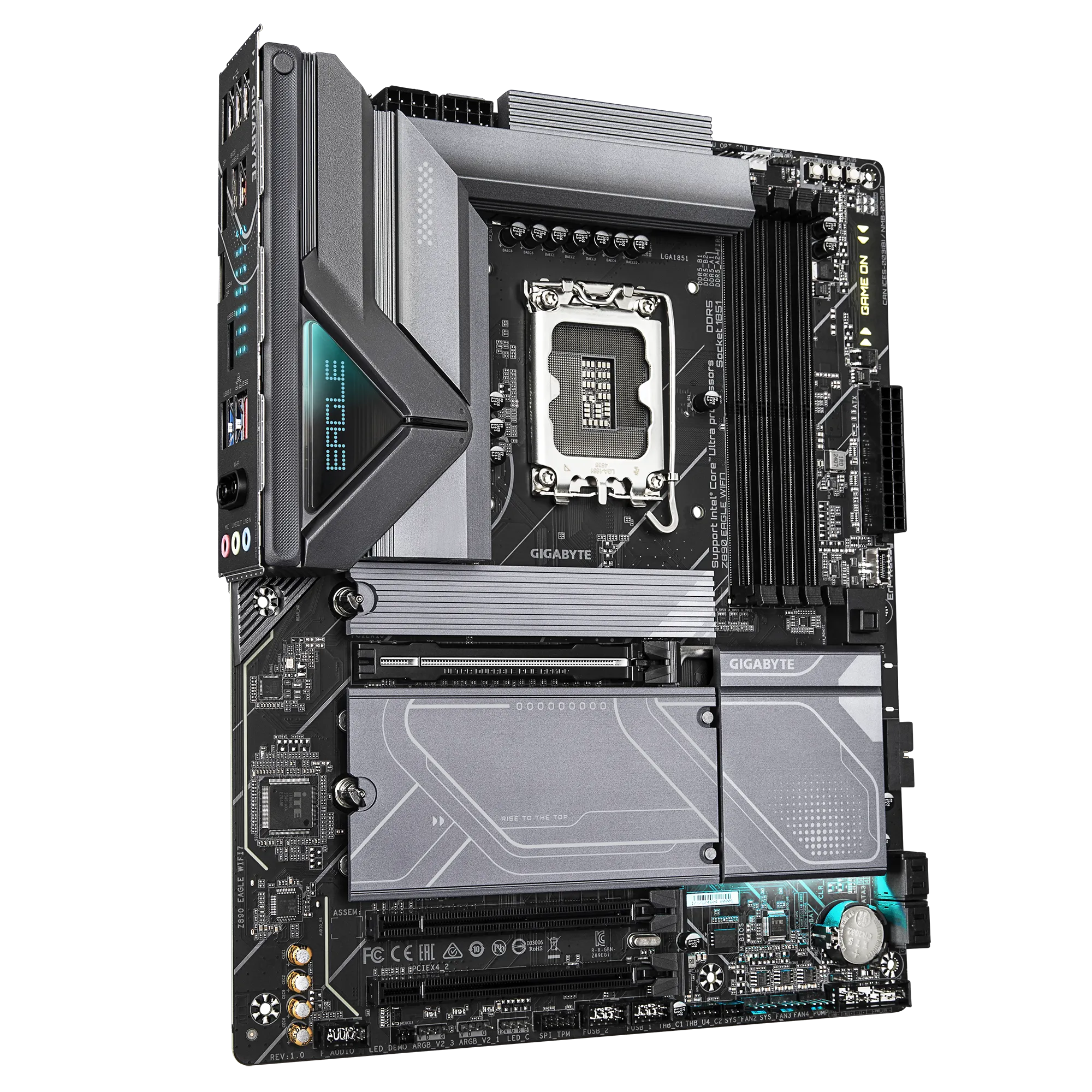 PLACA MADRE GIGABYTE Z890 EAGLE WIFI7, DDR5, LGA 1851 – RENDIMIENTO SUPERIOR Y CONECTIVIDAD AVANZADA PARA GAMERS Y ENTUSIASTAS