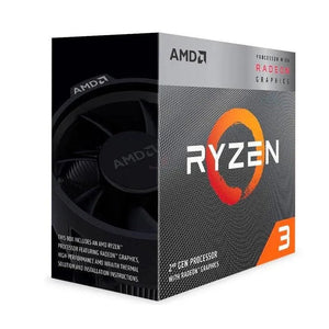PROCESADOR AMD RYZEN 3 3200G: RENDIMIENTO DE 3.6GHZ HASTA 4GHZ, 4MB CACHE, 4 NÚCLEOS, SOCKET AM4 (YD3200C5FHBOX)