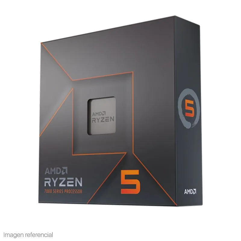 PROCESADOR AMD RYZEN 5 7600X: S-AM5, 4.70GHZ, SIX-CORE, 32MB L3 CACHE - SIN DISIPADOR