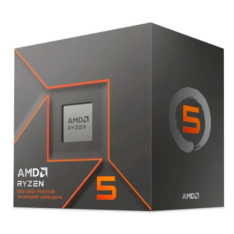 PROCESADOR AMD RYZEN 5 8500G | 6 NÚCLEOS | VELOCIDAD DE 3.5GHZ HASTA 5GHZ | 16MB CACHE | GRÁFICOS RADEON | SOCKET AM5