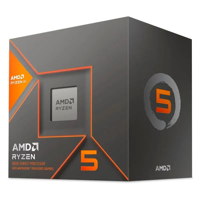 PROCESADOR AMD RYZEN 5 8600G | 6 NÚCLEOS | VELOCIDAD DE 4.3GHZ HASTA 5GHZ | 16MB | RADEON GRAPHICS | AM5