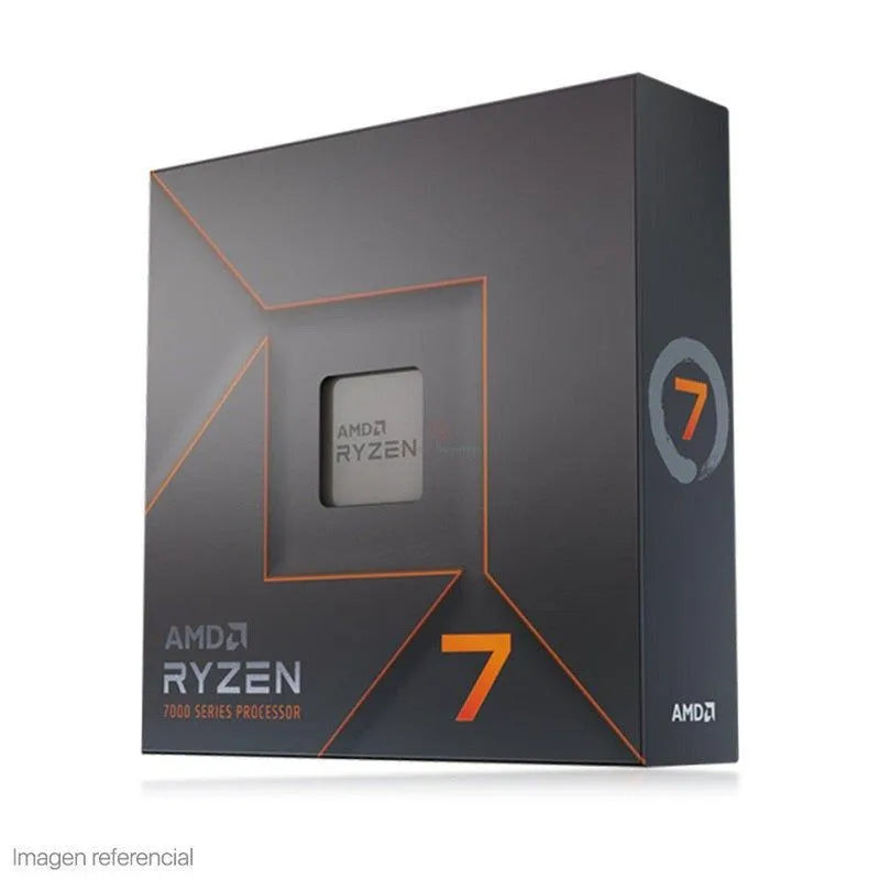 PROCESADOR AMD RYZEN 7 7700X AM5, 8 NÚCLEOS, VELOCIDAD DE 4.5GHZ HASTA 5.4GHZ, 32MB CACHE (100-100000591WOF)