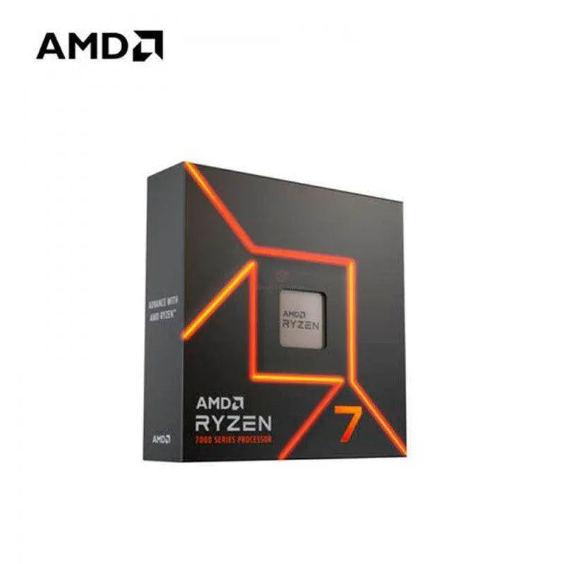 PROCESADOR AMD RYZEN 7 7700X AM5, 8 NÚCLEOS, VELOCIDAD DE 4.5GHZ HASTA 5.4GHZ, 32MB CACHE (100-100000591WOF)