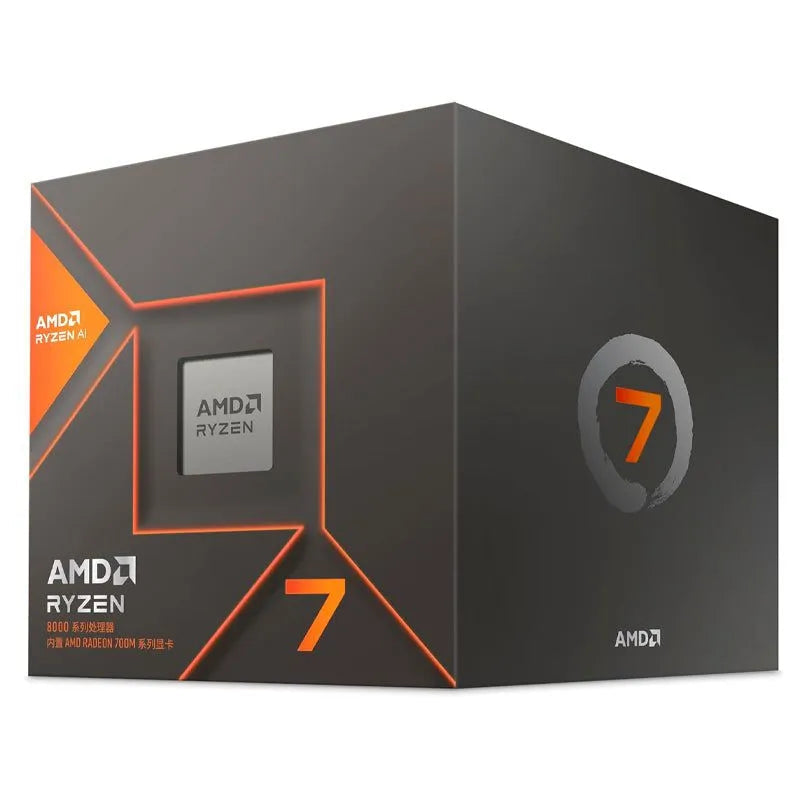 PROCESADOR AMD RYZEN 7 8700G | 8 NÚCLEOS | 4.2GHZ HASTA 5.1GHZ | 16MB CACHE | AM5 | RADEON GRAPHICS (100-100001236BOX)