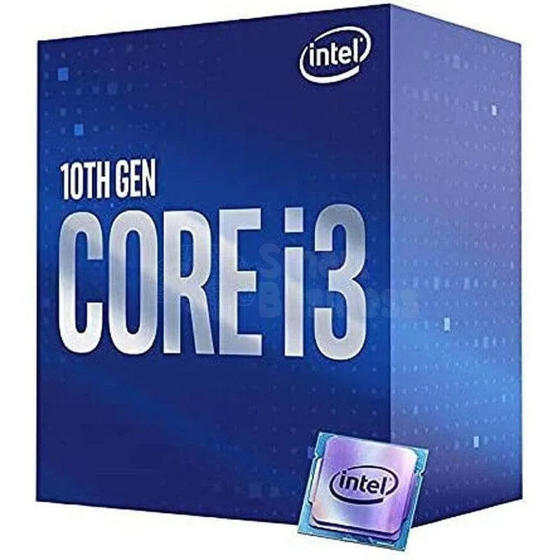 PROCESADOR INTEL CORE I3-10100F: POTENCIA DE 3.6GHZ HASTA 4.3GHZ, 6MB CACHE, LGA 1200, 4 NÚCLEOS, SIN GRÁFICOS INTEGRADOS