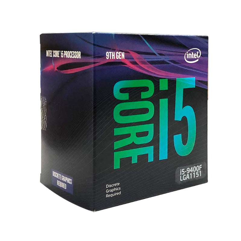 PROCESADOR INTEL: CORE I5-9400F, 2.90 GHZ, 9 MB CACHÉ L3, SOCKET LGA1151, 65W, 14 NM, ALTO RENDIMIENTO PARA GAMERS Y CREADORES