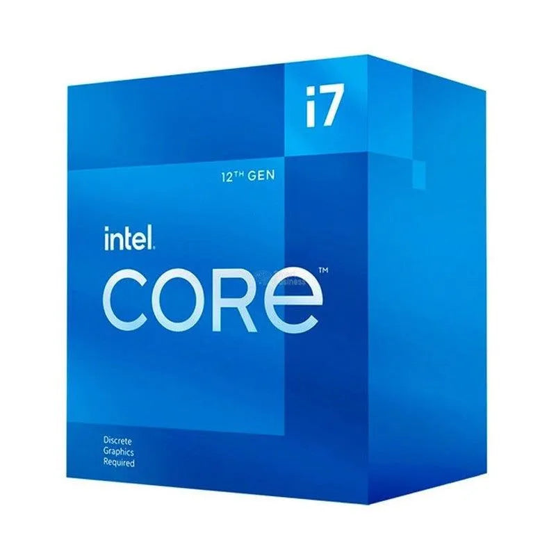 PROCESADOR INTEL CORE I7 12700F - 12 NÚCLEOS, VELOCIDAD DE 2.1 GHZ HASTA 4.9 GHZ, 25MB CACHE, SOCKET LGA 1700 (BX8071512700F)